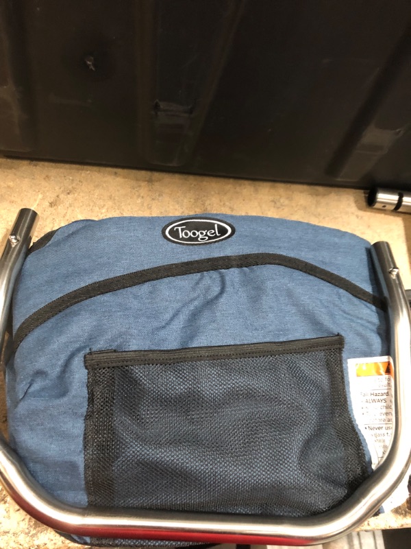Photo 1 of Hook On Chair, Clip on High Chair, Fold-Flat Storage Portable Baby Feeding Seat Blue 