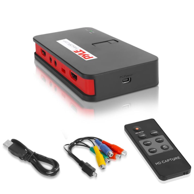 Photo 1 of PYLE PVRC52 - HD External Capture Card Video Recording System - Record Full HD 1080p Video
