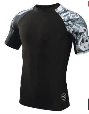 Photo 1 of Beast UPF50+ Men’s Rash Guard Short Sleeve - Eagle Style