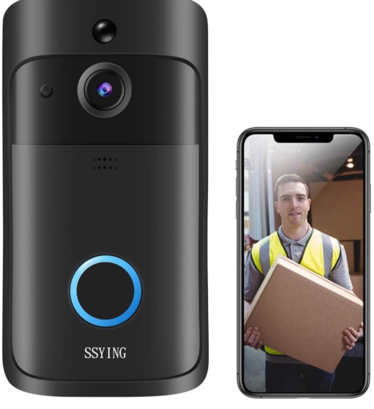 Photo 1 of Video Doorbell Camera HD WiFi Doorbell Wireless Operated Motion Detector Audio & Speaker Night Vision for iOS&Android