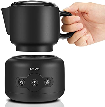 Photo 1 of AEVO Milk Frothing Machine, Automatic Electric Milk Warmers and Foam Maker, Dishwasher Safe Detachable Pitcher, Milk Steamer and Frother, 4 Modes for Lattes, Cappuccinos, Hot Chocolate, and More
