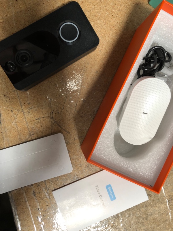 Photo 1 of Wireless Doorbell Camera 1080P with Chime, Video Doorbell Camera with PIR Motion Detection, Wi-Fi Smart Door Bell with Cloud Service, IP65 Waterproof, 2-Way Audio, Clear Night Vision
