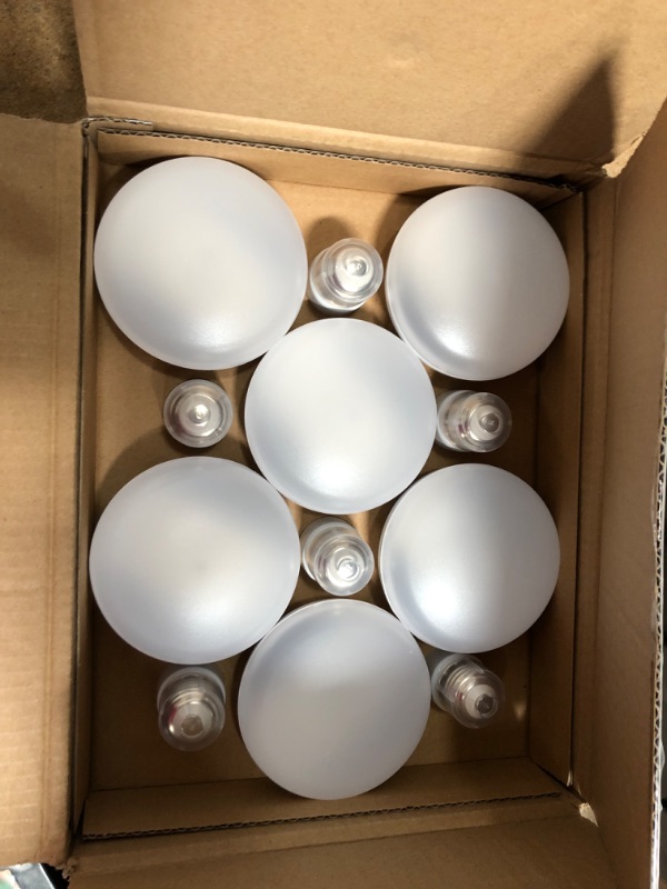 Photo 2 of 12-Pack BR30 LED Bulb, Luxrite, 65W Equivalent, 4000K Cool White, Dimmable, 650 Lumens, LED Flood Light Bulbs, 9W, E26 Medium Base, Damp Rated, Indoor/Outdoor - Living Room, Kitchen, Recessed Lighting
