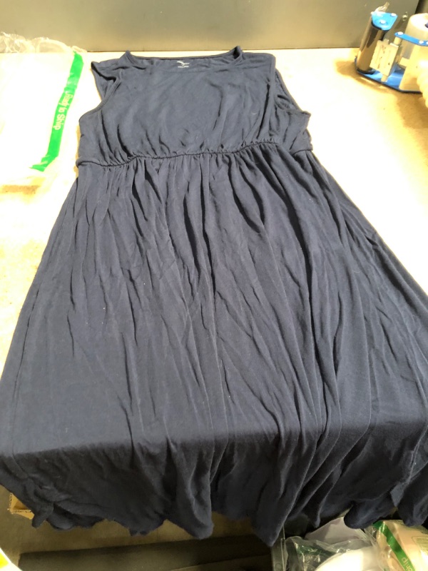 Photo 2 of Daily Ritual Women's Jersey Sleeveless Gathered Midi Dress
Size: Large