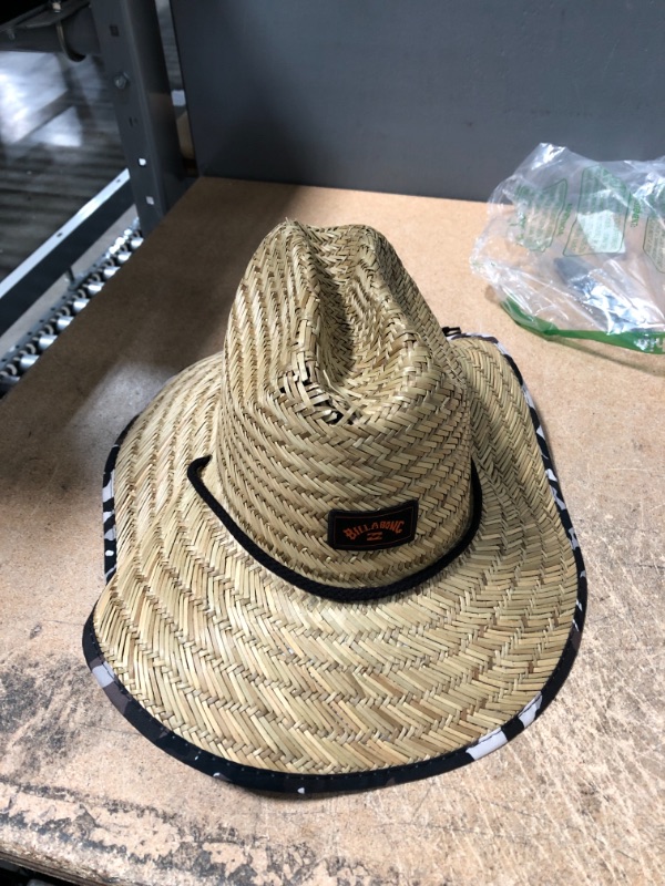 Photo 1 of Billabong Tides Print Straw Lifeguard Hat for Men Green