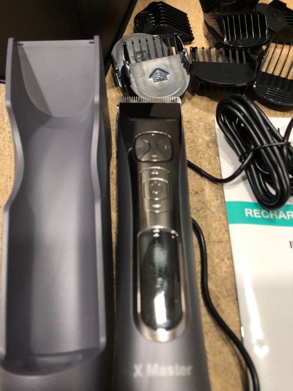 Photo 3 of Hair Clippers for Men Professional Hair Cutting Machine with 250 Minutes Runtime & LCD Display