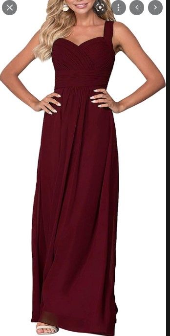 Photo 1 of Aofur New Lace Long Chiffon Formal Evening Bridesmaid Dresses Maxi Party Ball Pr
3XL