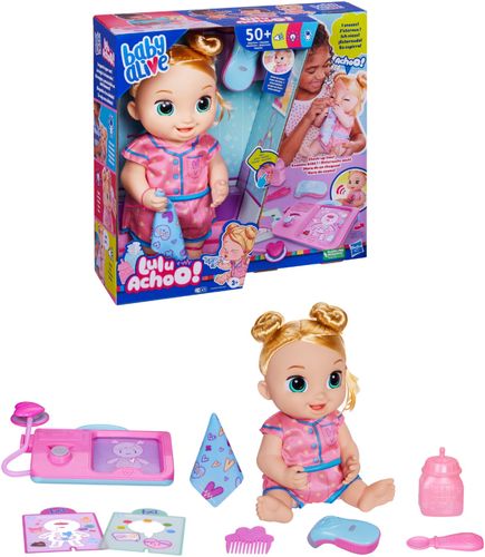 Photo 1 of Baby Alive Lulu Achoo Doll, 12-Inch Interactive Doctor Play Toy with Lights, Sounds, Movements and Tools, Kids Ages 3 an Multi
