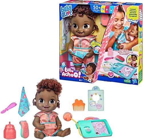 Photo 1 of Baby Alive Lulu Achoo Doll, 12-Inch Interactive Doctor Play Toy with Lights, Sounds, Movements and Tools, Kids Ages 3 an Multi
