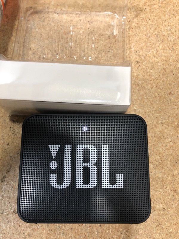 Photo 2 of JBL GO2 - Waterproof Ultra-Portable Bluetooth Speaker - Black
