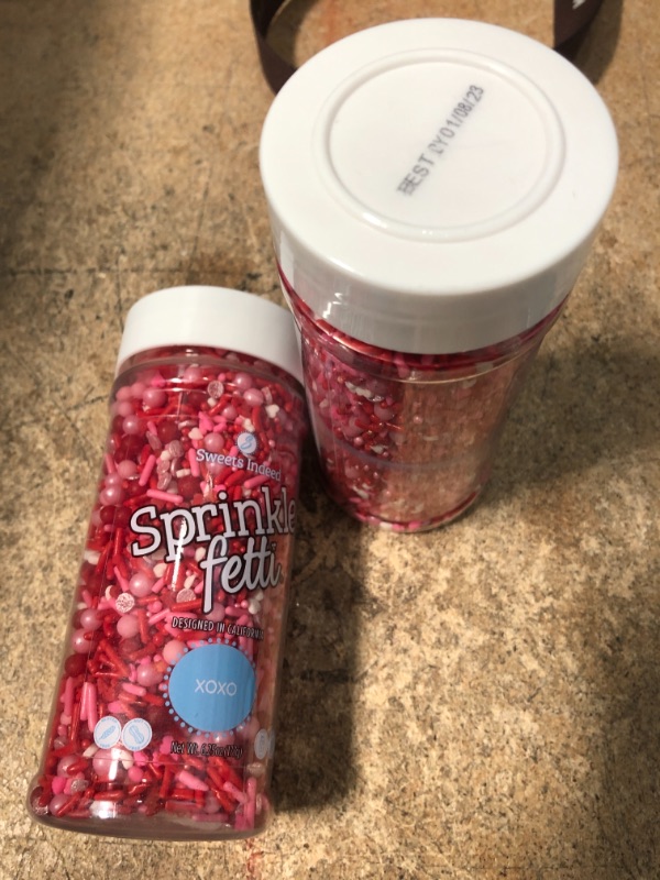 Photo 3 of 2 pack - bb: 01/2023 - Sweets Indeed - Sprinkles - Cake Sprinkles - Gluten-Free Sprinkles for Baking - Cupcake and Cake Topper - Sprinkle Mix - 6.25 ounces
