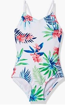 Photo 1 of Kanu Surf Girls' Daisy Beach Sport 1-Piece Swimsuit SIZE 12
