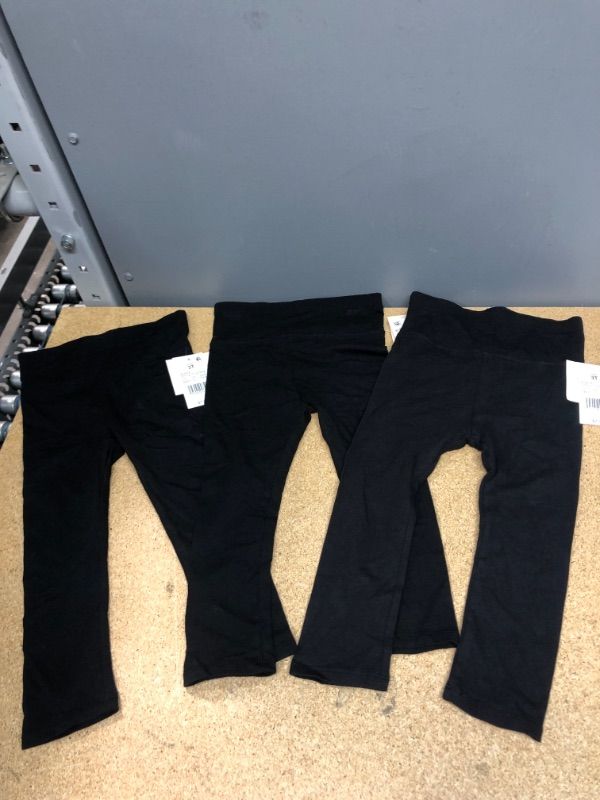Photo 1 of 3 Packs of Grayson Mini Toddler Girls' Solid Leggings Size 2T