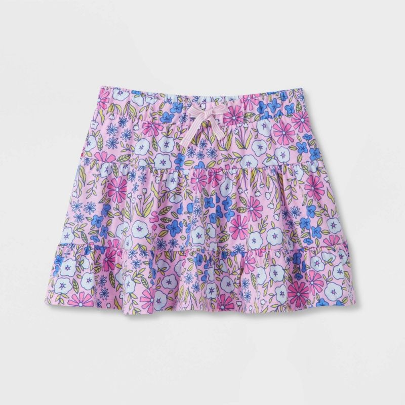 Photo 1 of 2 Packs of Assorted Size XS & S of Little Girls' Skorts - Cat & Jack™