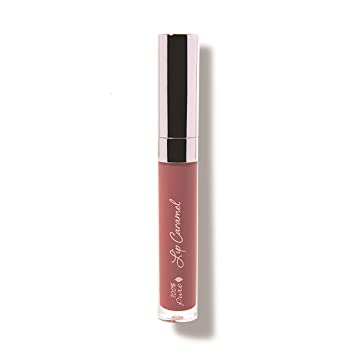 Photo 1 of 100% PURE Lip Caramel, Ganache, Long Lasting Liquid Lipstick, Nude lipstick with Glossy Finish, Natural lipstick, Vegan Makeup (Medium Rosy Nude Color) - 0.177 Fl Oz
