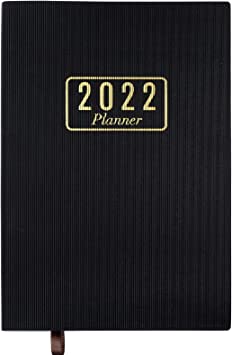 Photo 1 of 3 item bundle 
2022 Academic Year Weekly Monthly Planner Day Planners and Organizers 2022 Appointment Book 12 Month Planner Daily Calendar Planner Book with 3 Stickers for School Business Teacher Student (Black)
(x3)