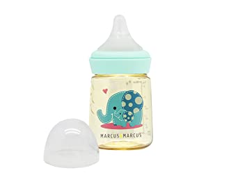 Photo 1 of Baby Feeding Bottle, Newborn Bottle, Anti-Colic PPSU Transition Feeding Bottle with Sealing Disc, 100% Food Grade Silicone Nipple, Spill Proof, BPA & Phthalate Free, 6oz, 0 + Month