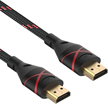 Photo 1 of 3 Packs of Rankie HDMI Cable, 4K Ready, 30AWG Nylon Braided, High-Speed HDTV Cable, Supports Ethernet, 3D, Audio Return, 6ft