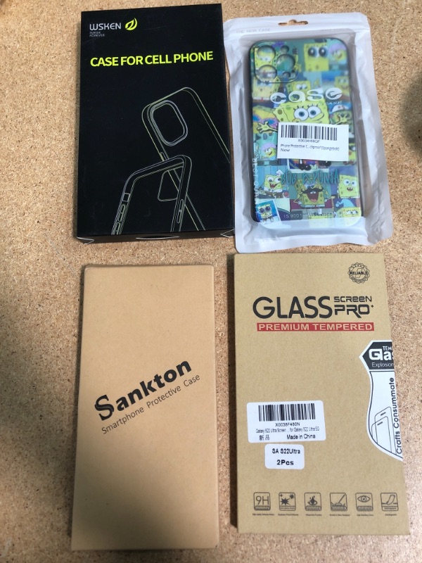 Photo 1 of 4 Packs of Phone Cases - Samsun Note 10 Plus, Galaxy S22 Ultra Screen 5G, iPhone 13 Pro Max & 12 Pro Max