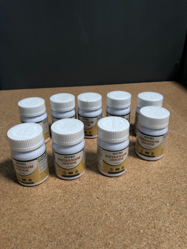 Photo 1 of 9 Packs of Nextdia Potassium Iodide 65 mg EXP: 03/2029