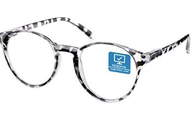 Photo 1 of K KENZHOU Blue Light Blocking Glasses Women Round Rim Frame Eyeglasses 2 pairs 