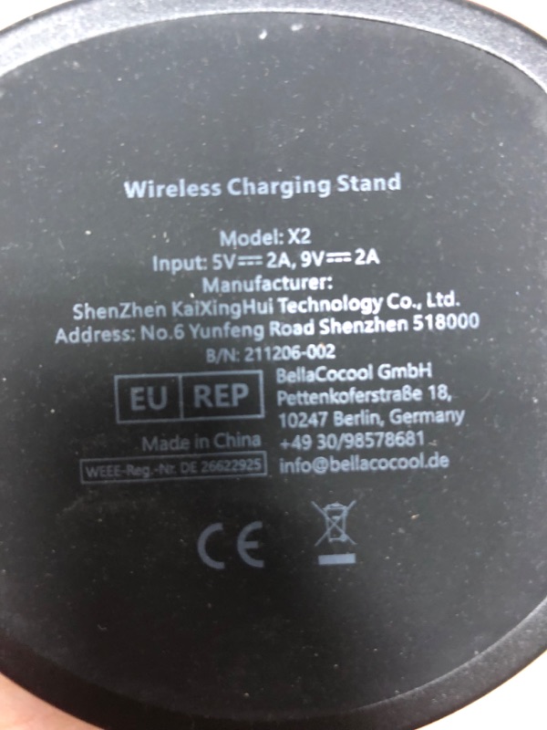 Photo 4 of  10W Qi Certified Wireless Charging Stand (No AC Adapter)