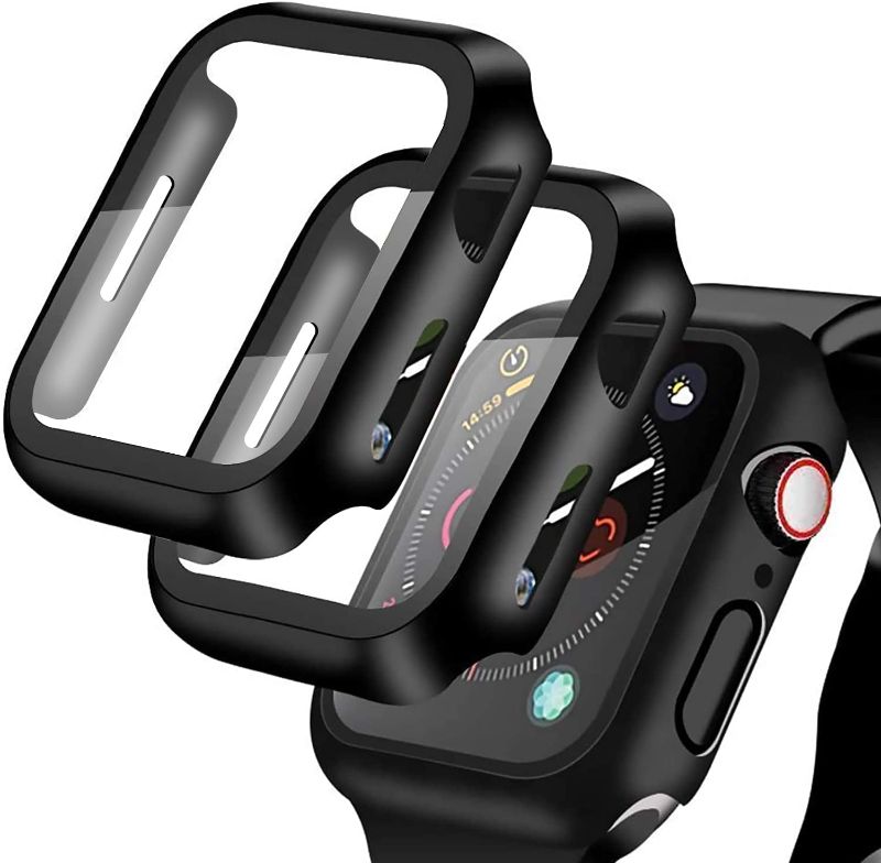 Photo 1 of [2 Pack] Compatible for Apple Watch 44mm   black