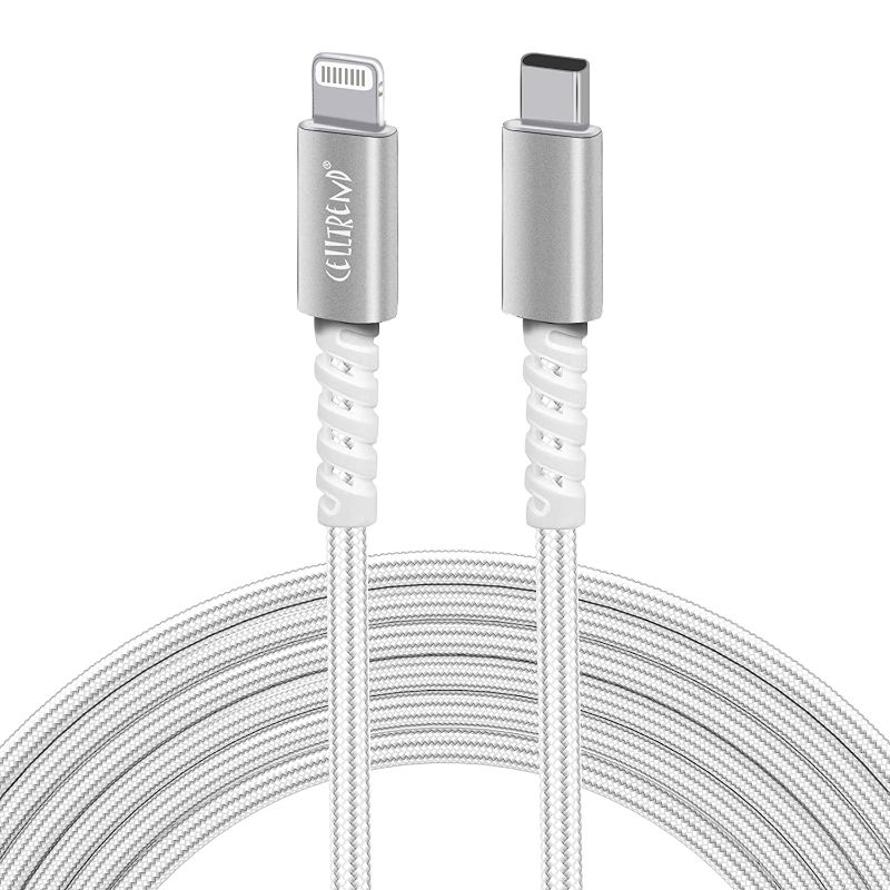 Photo 1 of CELLTREND USB Lightning Fast Charging Nylon Cable USB c to Lightning Cable