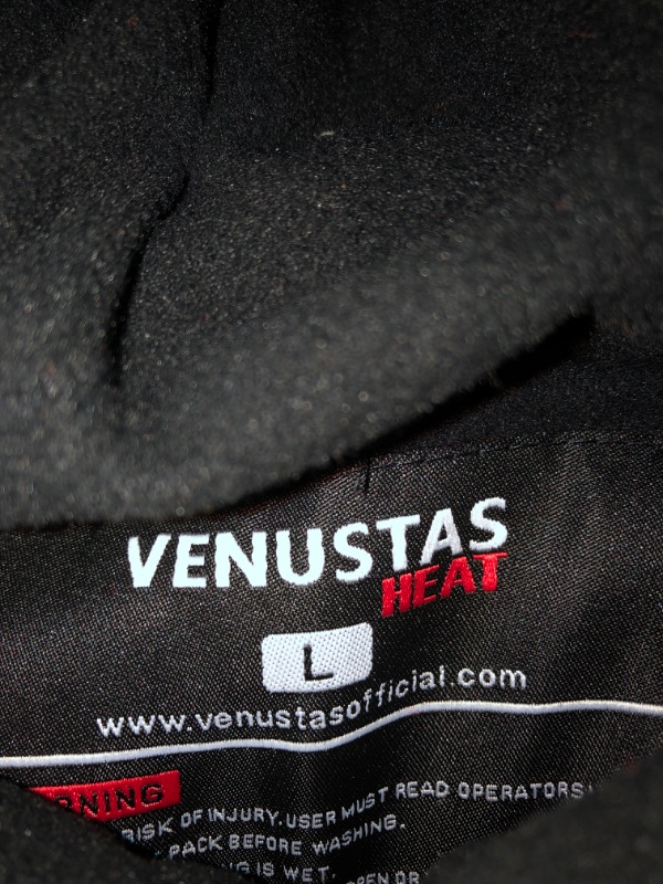 Photo 3 of size: L - Venustas Pullover Heated Hoodie with battery pack 7.4V for Unisex with 5 heating zones, heated sweatshirt for men and women
