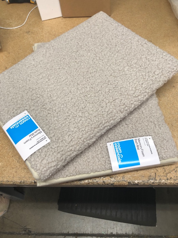 Photo 2 of 17"x24" Boucle Memory Foam Bath Rug - Room Essentials™
