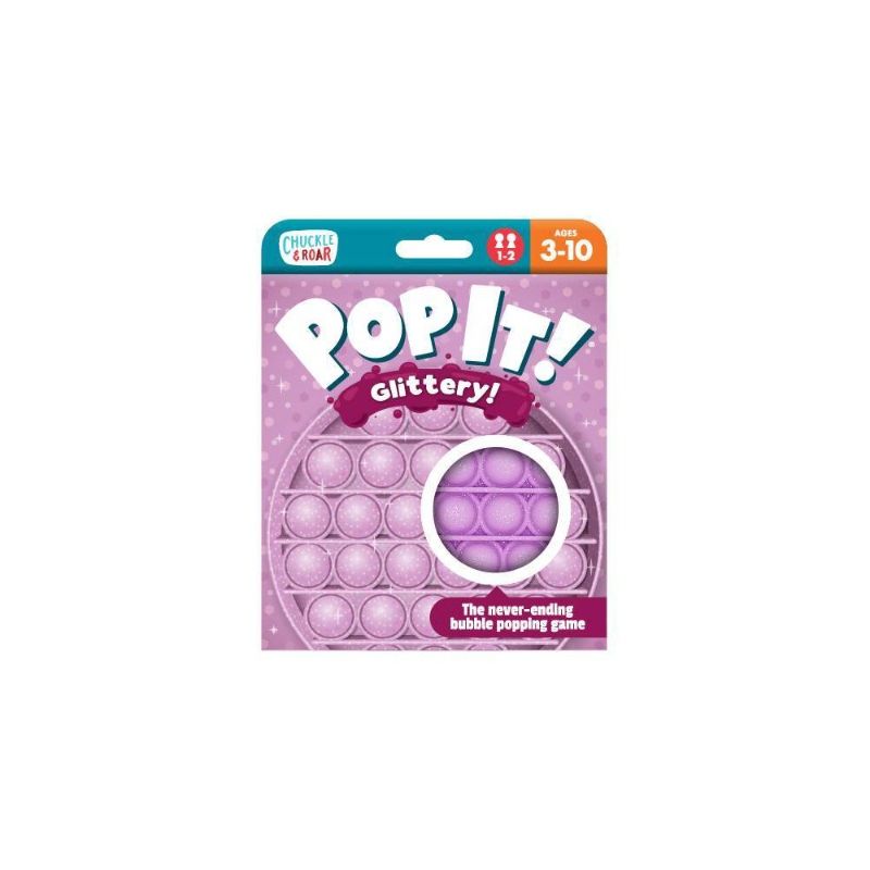 Photo 1 of Chuckle & Roar Pop It! Fidget and Sensory Game Glitter Purple COMES WITH 2