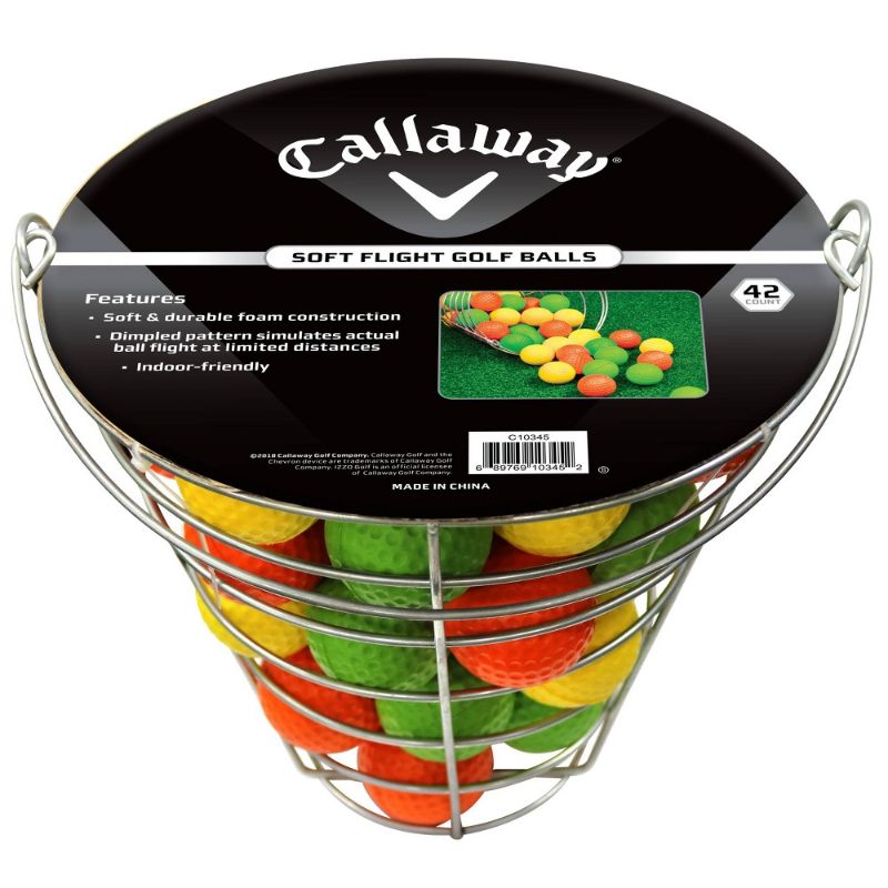 Photo 1 of Callaway Assorted Soft Flight Golf Balls in Basket
