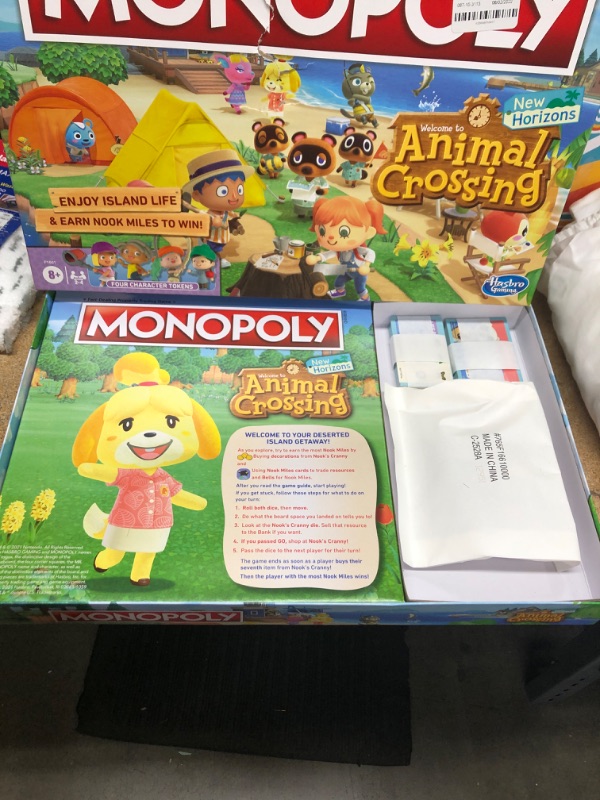 Photo 3 of Animal Crossing Edition Monopoly Game
