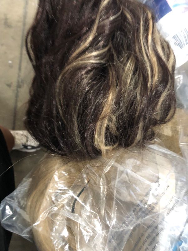 Photo 1 of 1 wig/ 1 ash blonde hair piece