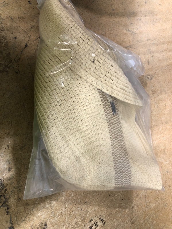 Photo 1 of Fancet Packable Straw Fedora Panama Sun Summer Beach Hat Cuban Trilby Men Women 55-61cm