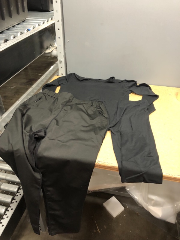 Photo 1 of Bundle of 2
Large Long Sleeve Top and Pants, 2XL Black Dress Pants  