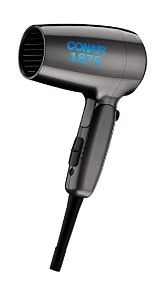 Photo 1 of Conair 1875 Watt Compact Dual Voltage Travel Hair Dryer with Folding Handle