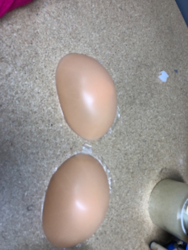 Photo 1 of Adhesive Bra Strapless Sticky Invisible Push up Silicone Bra for Backless Dress with Nipple Covers Nude size D