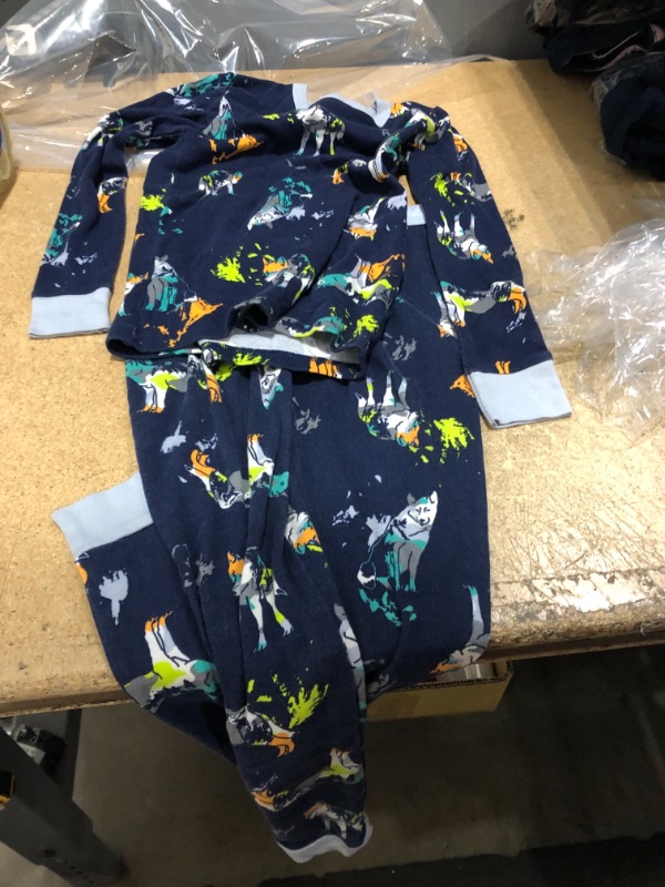 Photo 1 of CAT AND JACK BOY PAJAMA SET- WOLF- SIZE 10 