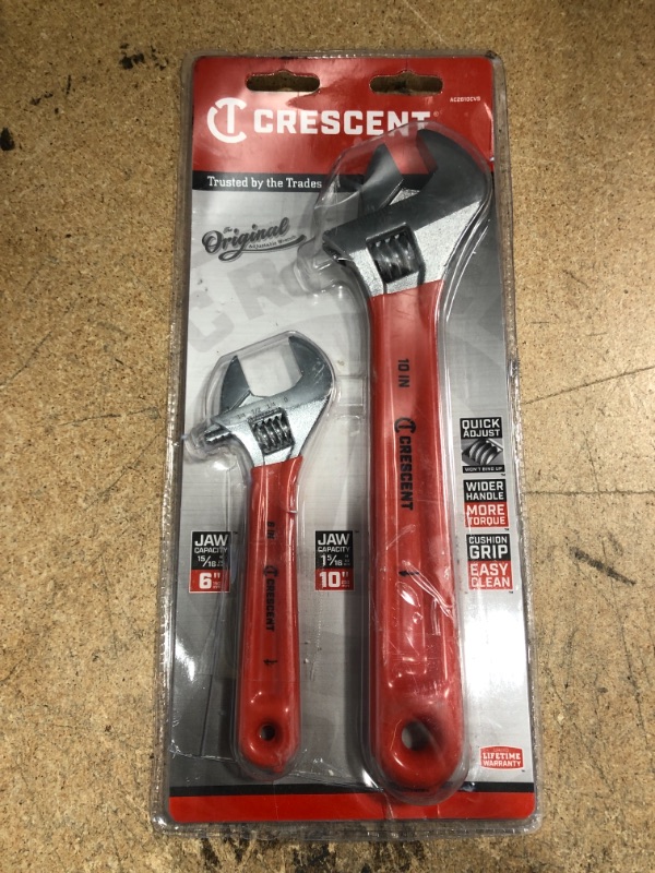 Photo 2 of Crescent 6 in. and 10 in. Adjustable Wrench Set