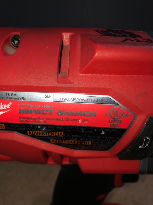 Photo 3 of Milwaukee 2767-20 1/2" M18 Fuel High Torque Impact Wrench with Pin (Bare Tool)