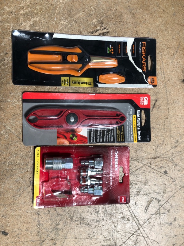 Photo 1 of 3 Packs of Air-Tool Accessories, Snip, and Fuse Puller