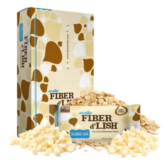 Photo 1 of *EXP:12/7/2022* NuGo Fiber d'Lish Blondie, 12g High Fiber, 160 Calories, 16 Count
