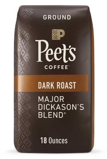 Photo 1 of *EXP: 4/18/2022* Peet's Major Dickason Dark Roast Ground Coffee - 18oz

