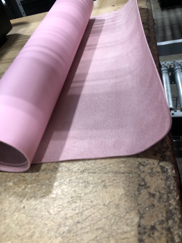 Photo 3 of Non-Slip Desk Pad, Waterproof PVC Leather Desk Table Protector 38''x17'' Pink 