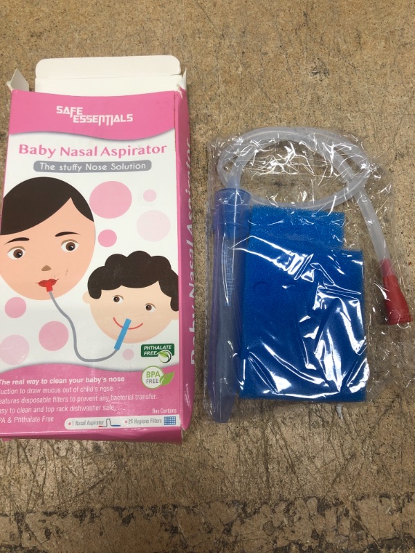 Photo 2 of Baby Nasal Aspirator with 24 Hygiene Filters, Mucus Aspirator for Baby, Cleanable and Reusable Nasal Congestion Relief for Infant
