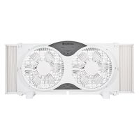 Photo 1 of Comfort Zone Dual Digital Reversible Window Fan with Bug Screen
