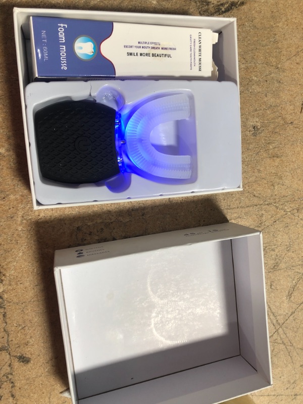 Photo 2 of 14655Automatic Toothbrush 360° Electric Sonic Toothbrush Kit with LED Light, Teeth Whitening

