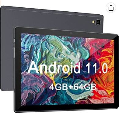 Photo 1 of Android Tablet 10 inch, Android 11.0 Tablet, 4GB RAM 64GB ROM, 512GB Expand Android Tablet with Dual Camera, 5G & 2.4G WiFi, Bluetooth, 8000mAh, HD Touch Screen, Google GMS Certified
