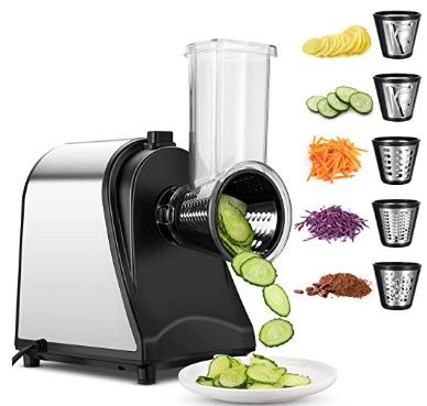 Photo 1 of Nictemaw Electric Cheese Grater 250W 5-in-1 Professional Salad Shooter